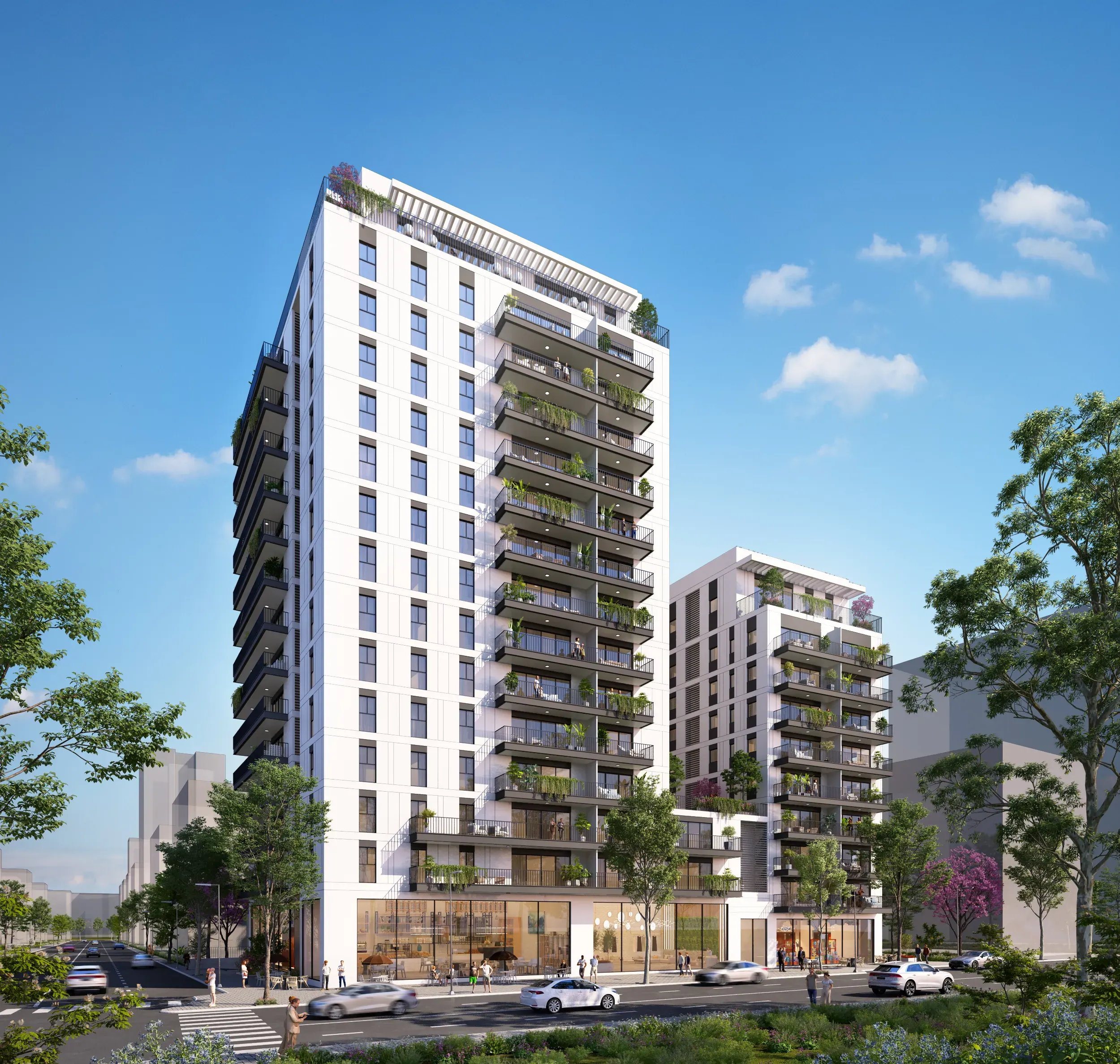 Emek Bracha 28-30 — amenity deck