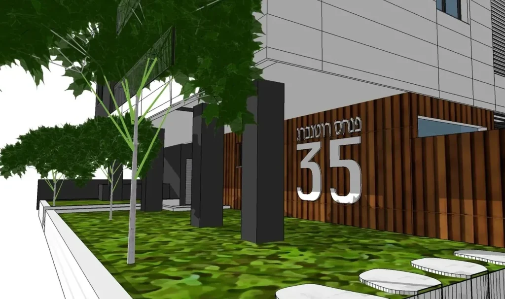 Renewed residential building