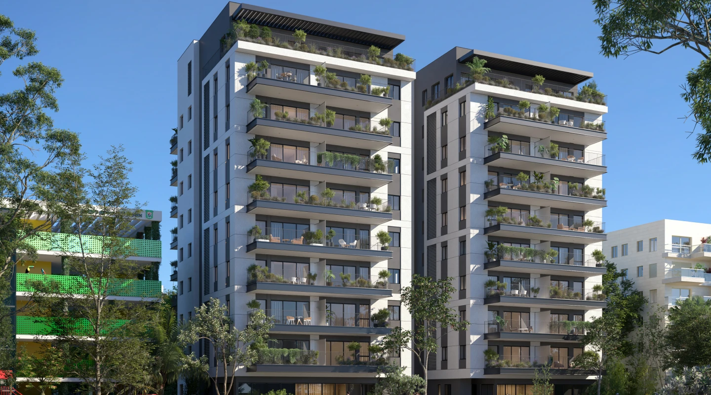 HaRehasim 60-64 seen from the street