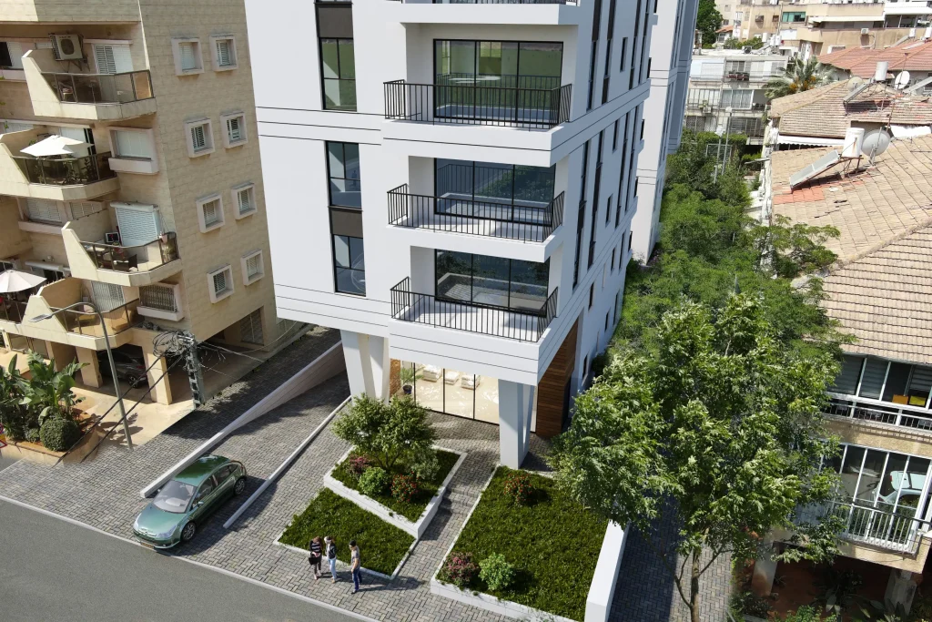 Infill building in an established neighbourhood